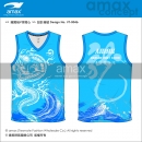 雞翼袖V領-VT-004b