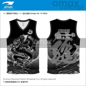 雞翼袖V領-VT-003a