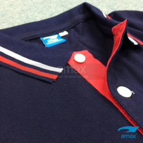 細節-POLO-內鈕筒配撞色布